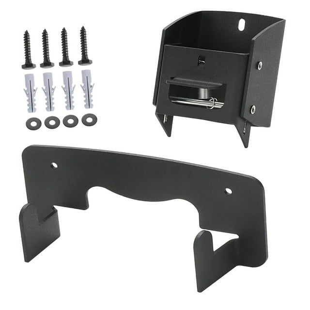 Soporte de almacenamiento para carretilla de pared para cobertizo, jardín, taller, gancho, soporte de almacenamiento para carretilla