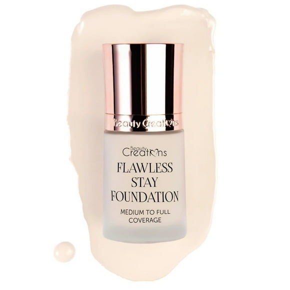 Beauty Creations Flawless Stay Foundation Base De Maquillaje Líquida (1.5)