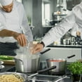 thumbnail image 2 of GRIDMANN 5.5 Qt Tapered Aluminum Sauce Pan with Silicone Handle, NSF Professional Cookware, 2 of 7