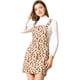 thumbnail image 1 of INSPIRE CHIC Vestido Floral Mono Correa Ajustable Falda De Tirantes Pana Para Mujer Caqui S, 1 of 7
