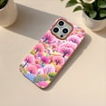 thumbnail image 4 of SKLYDDI Multicolor Vibrant Forest for iPhone 13 Pro Max Case - Pastel Trees & Flowers Dotted Design, TPU Flexible Cover, Cute Aesthetic, 4 of 7