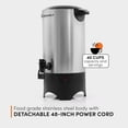 thumbnail image 6 of Elite Gourmet 40-Cup Stainless Steel Percolator Coffee Urn, 6 of 7