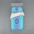 thumbnail image 1 of Ambesonne Ethnic Bedding Set 3 Pcs, Theme, Twin, Pale Blue, 1 of 3