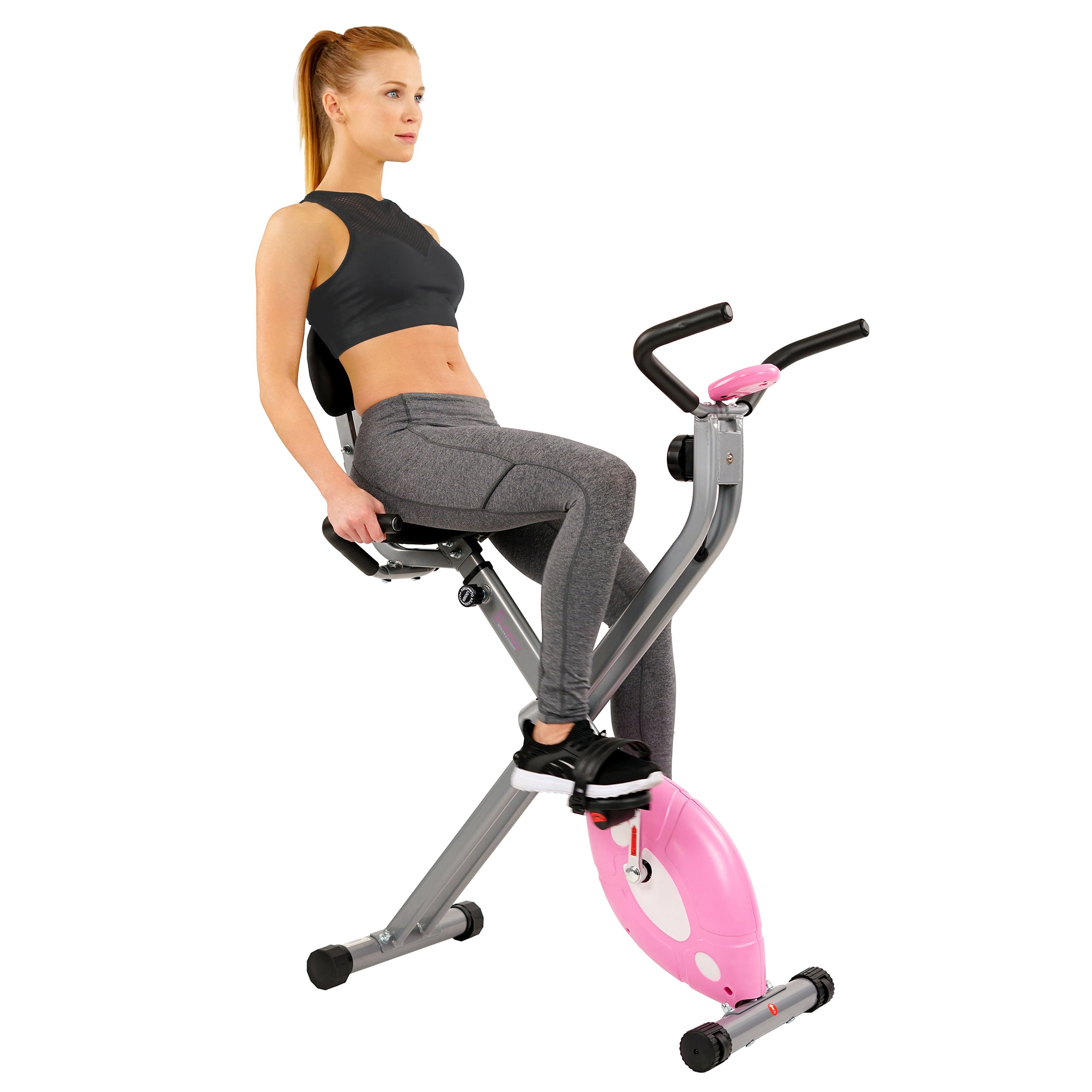 pink spin bike