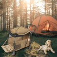 thumbnail image 3 of Foldable Dog Wagon Stroller with Removable Tent, 3 of 10