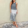 thumbnail image 2 of Women Strapless Casual Loose Ruched Long Maxi Dress, 2 of 8