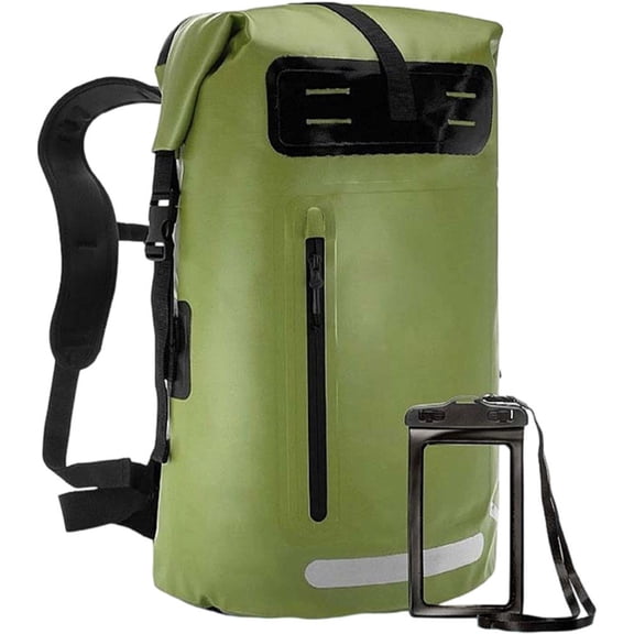 Waterproof Backpack ,PVC Large Capacity, 20-35L Outdoor Rucksack Hiking Daypack Camping Bag For Travel Skiing