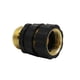thumbnail image 3 of Conector rápido para manguera de jardín de 3/4 pulgadas, accesorio para manguera de agua macho y hembra, juego de 8, 3 of 5