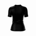 thumbnail image 2 of StellMan Women’s Performance Athletic T-Shirt, Moisture-Wicking Short Sleeve Workout Top Black, 2 of 2