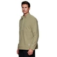 thumbnail image 4 of Avalanche Men's Lightweight Textured Fleece 1/4 Zip Sweatshirt with Pockets, 4 of 5