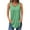 Green, variant on Tank Tops for Women Striped Sleeveless V Neck Tunic Top Summer Casual High Low Hem Tanks Tshirts