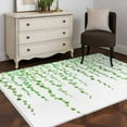 thumbnail image 4 of Green Polka Dots 3'x5' Washable Rug, Vintage Abstract Art Watercolor Non-Slip Area Rugs for Entryway Kitchen Classroom, StainResistant Dorm Throw Carpet, Low Pile Soft Indoor Floor Mat, 4 of 9