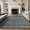 Blue, variant on Shininglove Area Rugs for Living Room, Washable Modern Indoor Imitation Braided Floor Carpet, Non Shedding, Low Pile, Non Slip Rug for Bedroom Dining Home Office