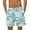 Multicolor2, variant on Mens Swim Trunks Summer Colorful Leaves Print Novel Plus Size Elastic Waistband Drawstring Comfortable Summer Beach Breathable Vacation Shorts with Pockets