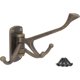 thumbnail image 1 of Swivle Hook Zinc Alloy Wall Mounted Coat Hook Multifunctional Foldable Decoration Robe Hook(Antique Bronze), 1 of 5