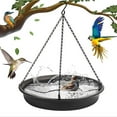 thumbnail image 2 of Topukaiba Hanging Bird Feeder Hanging Tray Of Spa Swimming Pool Bird Bath Hanging Bird-Feeder Black, 2 of 5