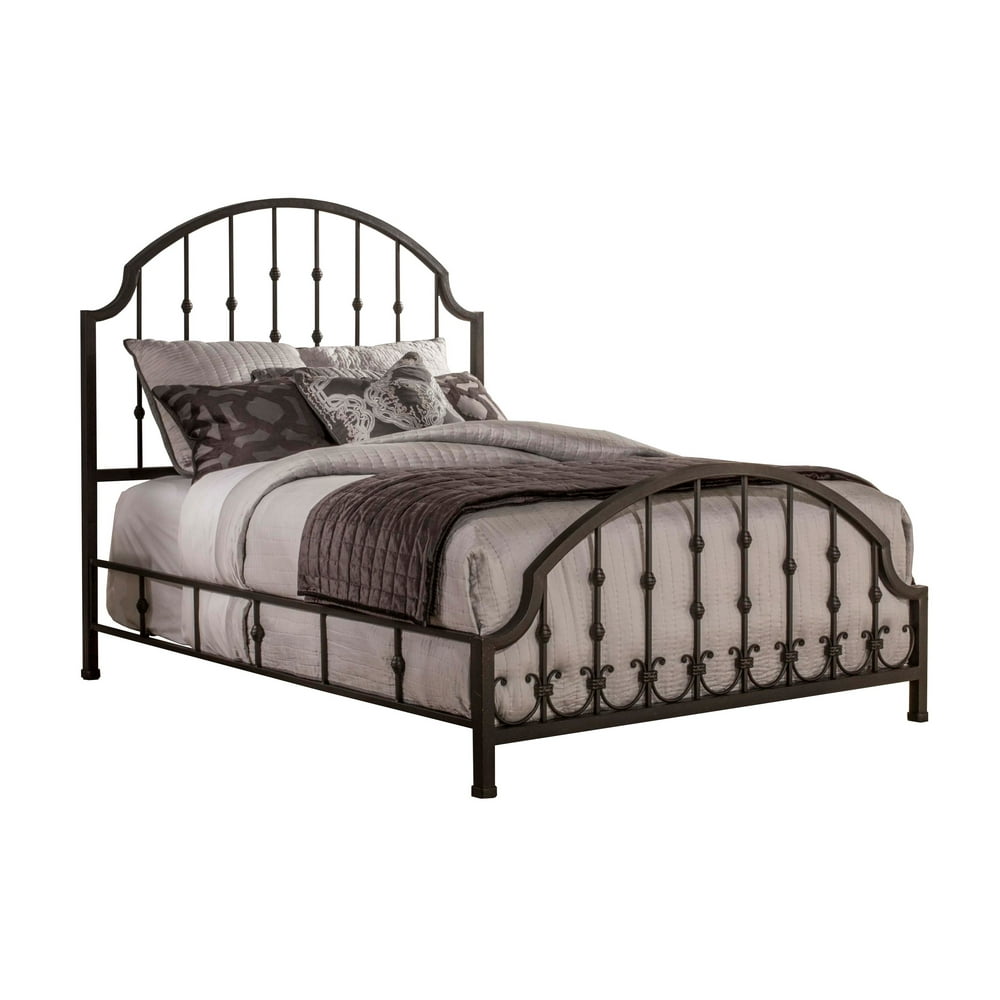 Hillsdale Furniture Westgate Queen Metal Bed, Rustic Black Walmart