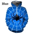 thumbnail image 3 of Sudadera con capucha con estampado 3D de araña para hombre, ropa de calle de hip hop personalizada, sudaderas con capucha para primavera y otoño para hombre, 3 of 4