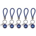 thumbnail image 2 of Llavero de ojo azul BuyWeek 5 piezas ojo de la suerte regalo de vacaciones joyería turco, 2 of 14
