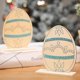 thumbnail image 4 of Adorno de huevo de Pascua de madera, bonitos recuerdos de escritorio, decoración para baby shower, boda y fiesta., 4 of 5