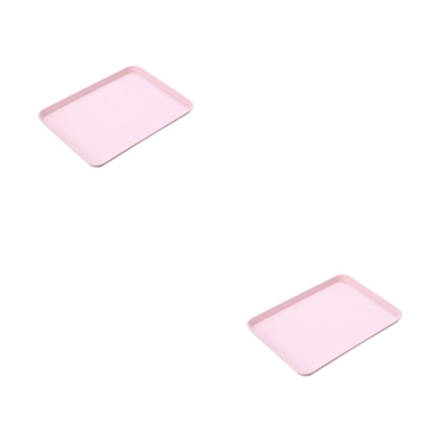 maskred Commode Plateau de Service Chic pour un Divertissement Sans Effort Pratique Grand Rose 2Set