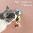thumbnail image 4 of Catnip Rotating Ball Cat Toy, Blue Crab Shape, Teeth Cleaning & Chewing Toy With Catnip, Interactive Lick Mat For Cats, 1Pc, 4 of 8