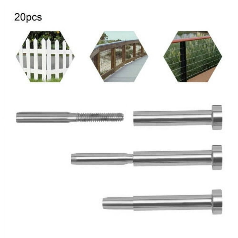 For 3/16 Wire Rope Cables Stainless Steel Cable Railing Hardware