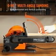 thumbnail image 3 of VEVOR Professional Belt Sander, 6" Disc Sander and 4 x 36 in. Belt Sander with 5A Induction Motor Cast Aluminum Worktable for Woodworking, Metalworking, 3 of 9