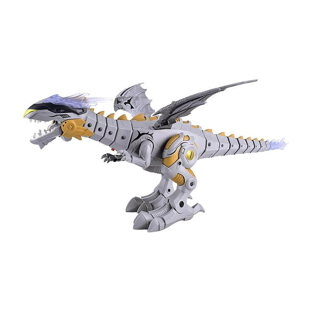 Juguete eléctrico en aerosol para mascotas, dinosaurio, dragón, robot, para niños