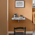thumbnail image 3 of Compact Foldable Wall Table, Space-Saving Drop-Leaf Design for Kitchen, Bar, Office, Mini Size Ideal for Small Rooms, 3 of 5