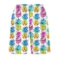 thumbnail image 5 of Dovford Swimming Shorts for Men Swimsuit Board Shorts Pineapple Print with Pockets Regular Fit Pull-on Drawstring Nylon Board Shorts, 5 of 5