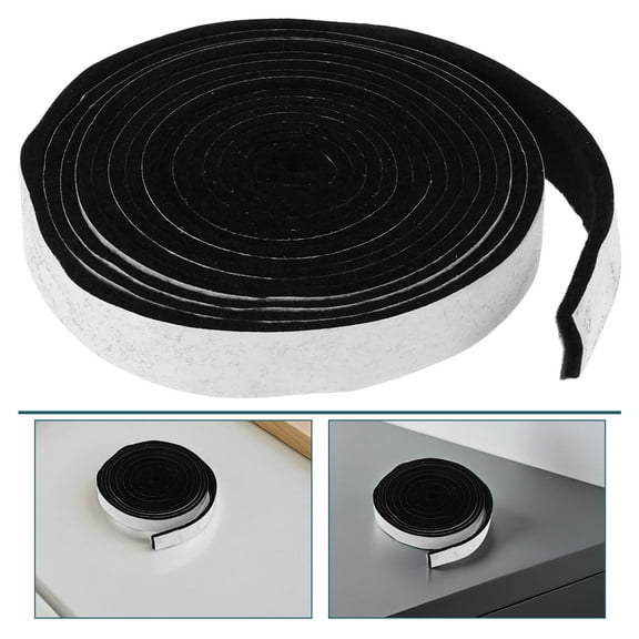 OUNONA Foam Insulation Tape Self Adhesive Weather Stripping for Doors and Sound Proof Soundproofing Door Seal Weatherstrip Air Conditioning Seal Strip