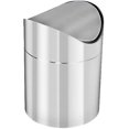 thumbnail image 1 of Rostfritt stål papperskorg för skrivbord, mini förvaringsbehållare, Silver, 1 of 3