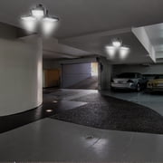 Homestead 3 Panel Adjustable Garage Light - 4 Pack - 2000LM LED – Ultra-Bright, Energy-Efficient Ceiling Lights for Garages, Workshops & Basements