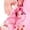 Delicate Pink Sweet Toss, variant on Woman Within Plus Size Petite Short-Sleeve Crinkle Dress