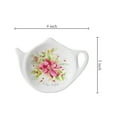 thumbnail image 2 of Gourmet Art 4-Piece Joyful Holiday Teapot Shaped Tea Bag Holder Set/Spoon Rests, 2 of 5