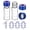 Clear, variant on 2mL Autosampler Vials, 1000 Pack – 9-425 Clear HPLC Vial with Blue Screw Caps, Graduation & Writing Patch, PTFE/Silicone Septa for LC Sampling