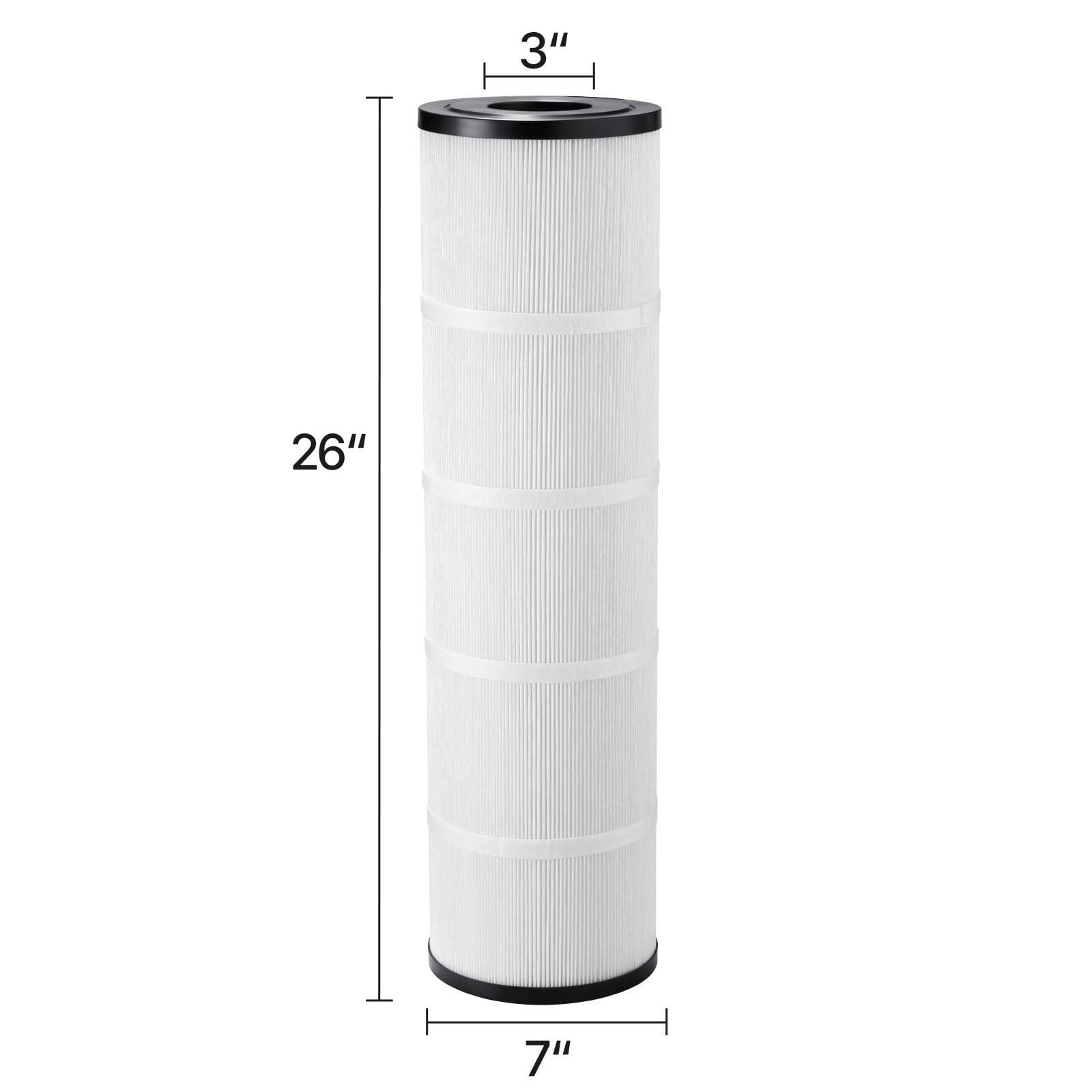 Pool Filter Cartridge, Spa Hot Tub Filter Cartridge Replacement, Compatible with Pentair CCP420, Pleatco PCC80-PAK4l, Secure for Kids & Pet, 4x 105 Sq. Ft
