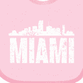 thumbnail image 4 of Inktastic Miami Skyline Grunge Boys or Girls Baby Bib, 4 of 4