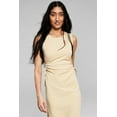 thumbnail image 2 of And Now This Womens Side-Cutout Midi Dress Camel Brown S, 2 of 3