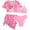 hwj# Pink518, variant on Huowey Girls Swimsuit 3 Piece Tie Dye Bikini Set Haaiian Holiday Beachwear Spaghetti Strap Top Briefs Tankini With Short Sleeve Cover Up Cardigan Sun Protection Bathing Suit,Blue,3-4 Years