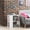 White, variant on Spaco 2-Tier Side End Table with Storage Shelves -Brown, Nightstand Small Side Table, End Table for Bedroom Living Room