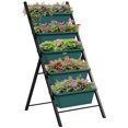 thumbnail image 1 of Outsunny 5-Tier Vertical Raised Garden Bed with 5 Planter Boxes, Green, 1 of 10