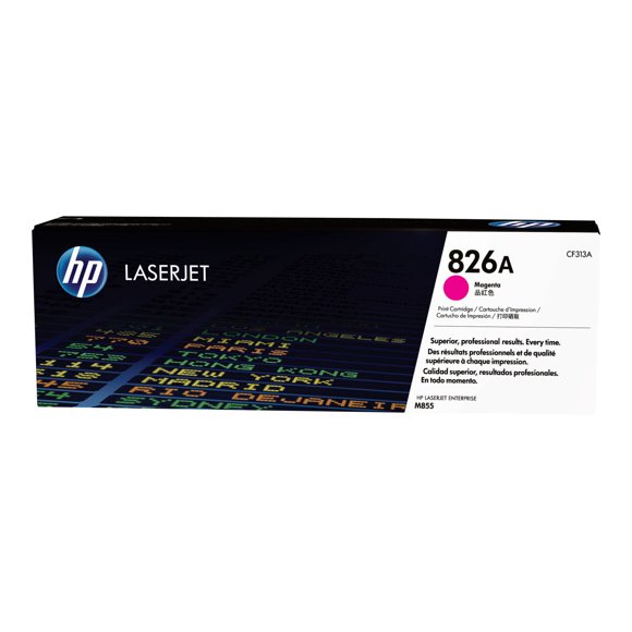 HP 826A - Magenta - original - LaserJet - toner cartridge (CF313A) - for Color LaserJet Enterprise M855dn, M855x+, M855x+ NFC/Wireless direct, M855xh
