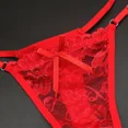 thumbnail image 4 of Tanga de encaje para mujer, ropa interior ultrafina, bragas sexys, lencería transpirable transparente, calzoncillos de tiro bajo, 4 of 4