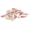 thumbnail image 3 of Wood Buttons, Sewing Accessory Scrapbook Decor Cute Guitar-Shape Button 2 Holes  for Sewing Crafting, 3 of 8