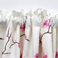 thumbnail image 3 of Home Soft Things Floral Embroidery Valance, 1 Piece, Cherry Blossom Pink, 19 x 60 Inches, 3 of 5