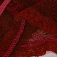 thumbnail image 6 of HUPOM Womens Underwear Mid Waist Belt Jumpsuit Sleep Bodysuit on Clearance Wine Size L, 6 of 9
