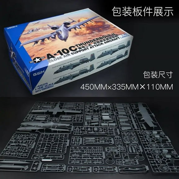 Great Wall Hobby G.W.H L4829 1/48 Scale A-10C Thunderbolt II Close Air Support Atrack Aircraft Model