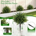 thumbnail image 5 of Scidweet 2 Pack Topiary Artificial Plants Outdoor, Fake Cedar Topiary Trees with Ground Spike Faux Greenery Plants for Indoor Outdoor Front Porch Garden Decor, 5 of 7
